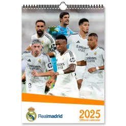 Grupo Erik Editores A3 Calendar 2025 Real Madrid^ Stationery