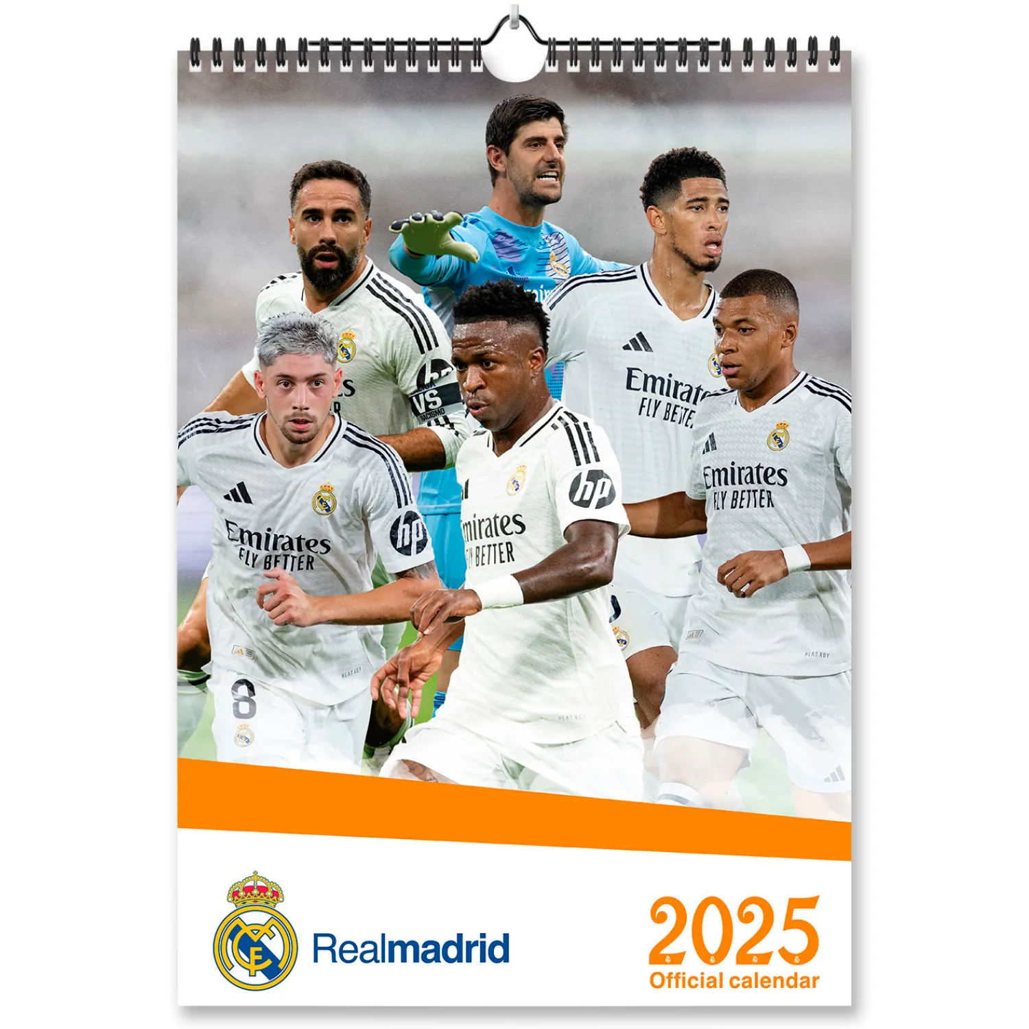 Grupo Erik Editores A3 Calendar 2025 Real Madrid^ Stationery
