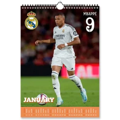 Grupo Erik Editores A3 Calendar 2025 Real Madrid^ Stationery