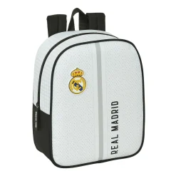 SAFTA S.A. Baby Backpack White/Black Real Madrid^ Bags & Luggage|Back To School