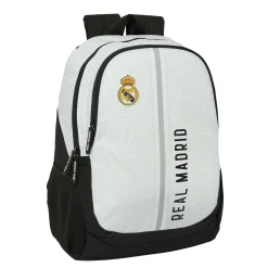SAFTA S.A. Backpack Adaptable White/Black Real Madrid^ Bags & Luggage|Back To School