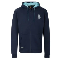 Foundry Bernabéu Neon Lights Mens Zip Through Hoodie Navy^ Sweatshirts