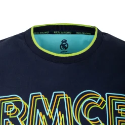 Foundry Bernabéu Neon Lights Mens RMCF Embroiry Logo T-Shirt Navy^ T-Shirts
