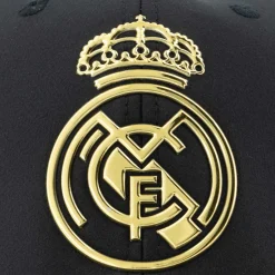 Project Rogers & JLK, S.L. Black & Gold Adult Cap Real Madrid^ Caps
