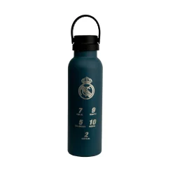 KINETICO Bottle Thermo Number+ Crest 600ml Ocean Blue Real Madrid^ Glassware & Cups
