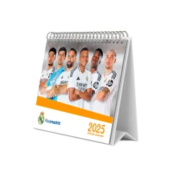 Grupo Erik Editores Desk Calendar 2025 Real Madrid^ Stationery