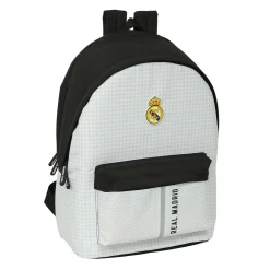 SAFTA S.A. Double Backpack Laptop 15,6´´ White/Black Real Madrid^ Bags & Luggage|Back To School