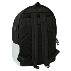SAFTA S.A. Double Backpack Laptop 15,6´´ White/Black Real Madrid^ Bags & Luggage|Back To School