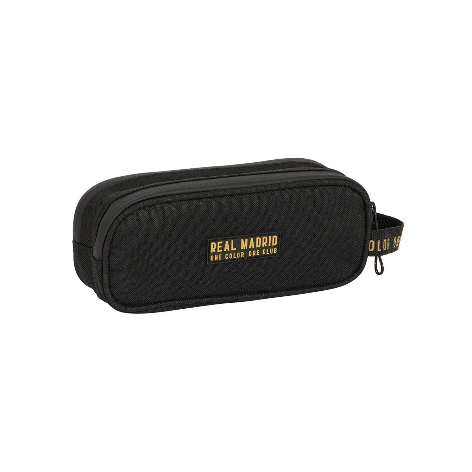 SAFTA S.A. Double Pencil Case Black/Mustard Real Madrid^ Stationery