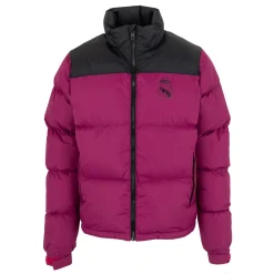 MBA Solutions Ladies Outerwear Color Block Puffer Jacket Anorak Fucsia^Women Jackets