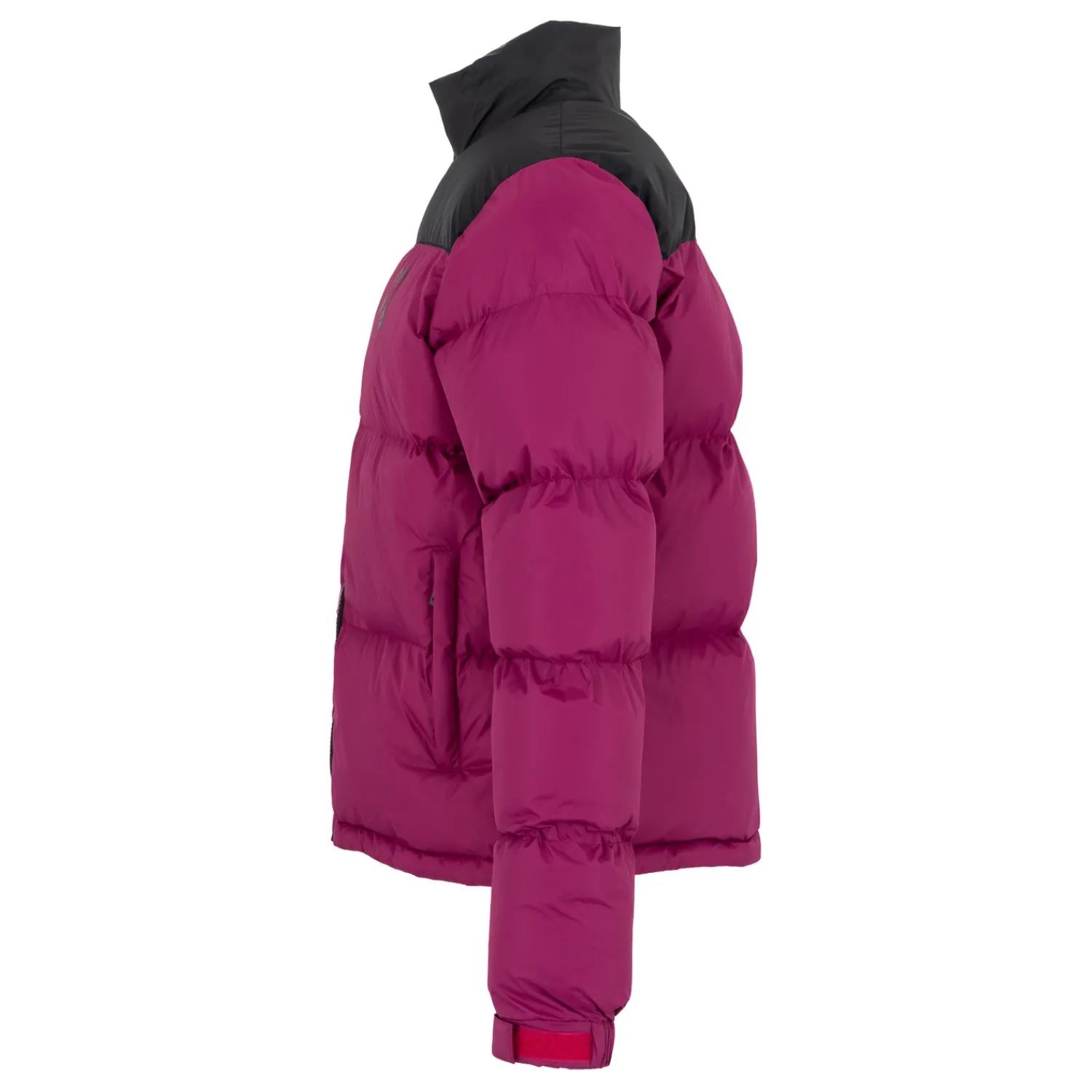 MBA Solutions Ladies Outerwear Color Block Puffer Jacket Anorak Fucsia^Women Jackets