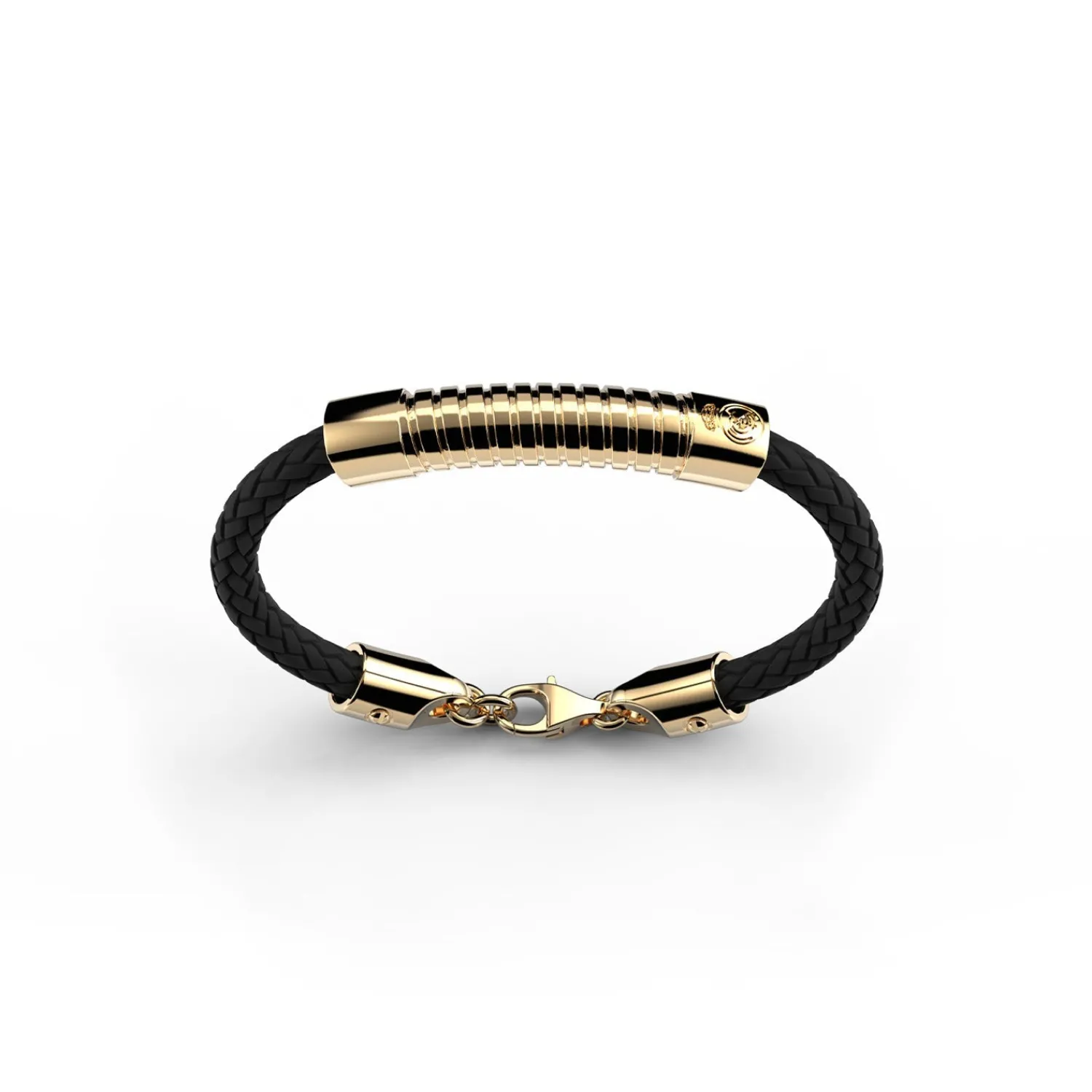 Sikno Jewellery, S.L. Leather Bracelet Gold Size 20^ Jewellery