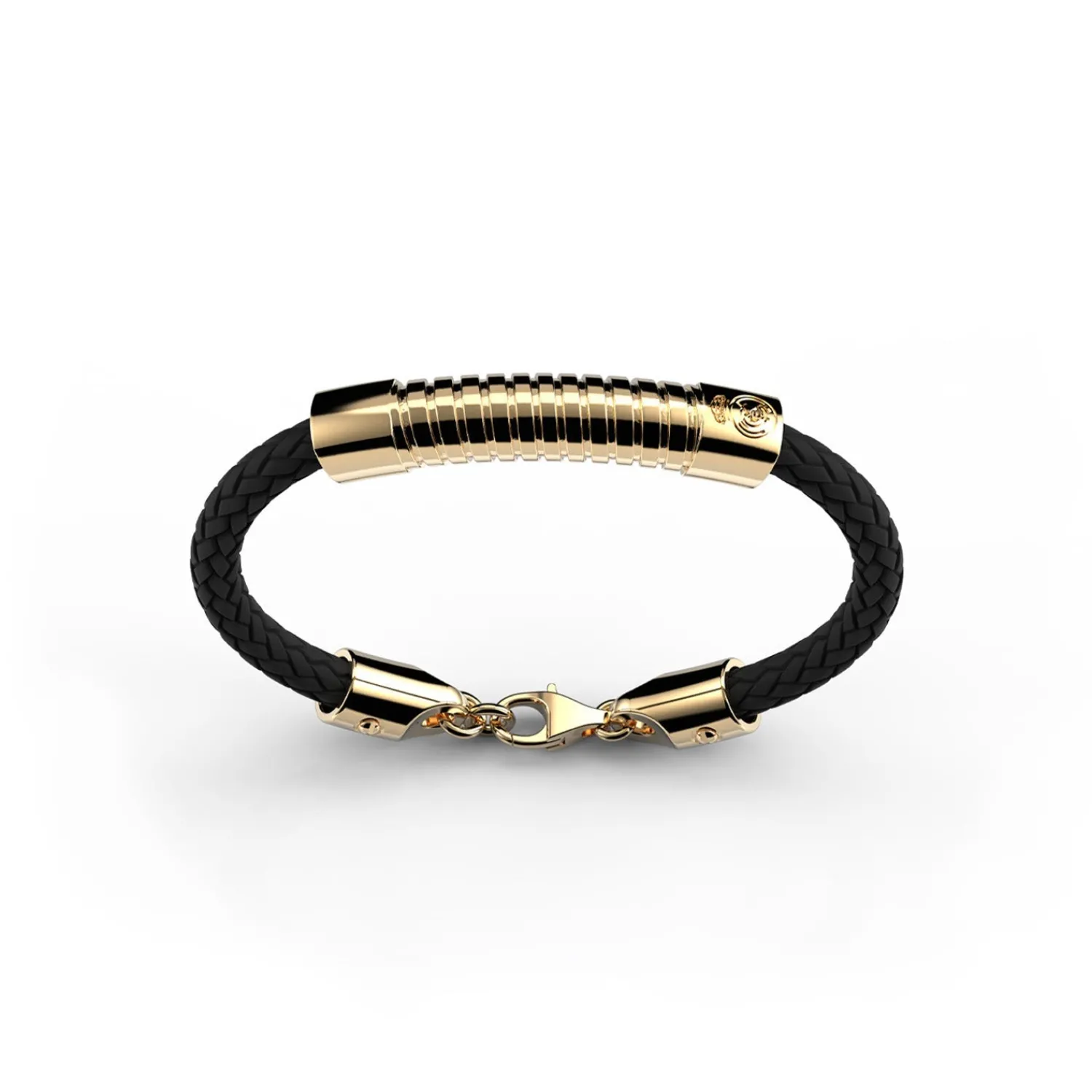 Sikno Jewellery, S.L. Leather Bracelet Gold Size 22^ Jewellery