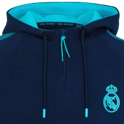 Foundry Madrid Sky Mens Panel Sleeve Zip Hoodie Navy^ Sweatshirts