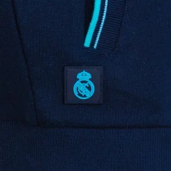 Foundry Madrid Sky Mens Panel Sleeve Zip Hoodie Navy^ Sweatshirts