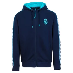 Foundry Madrid Sky Mens Tape Sleeve Zip Hoodie Navy^ Sweatshirts