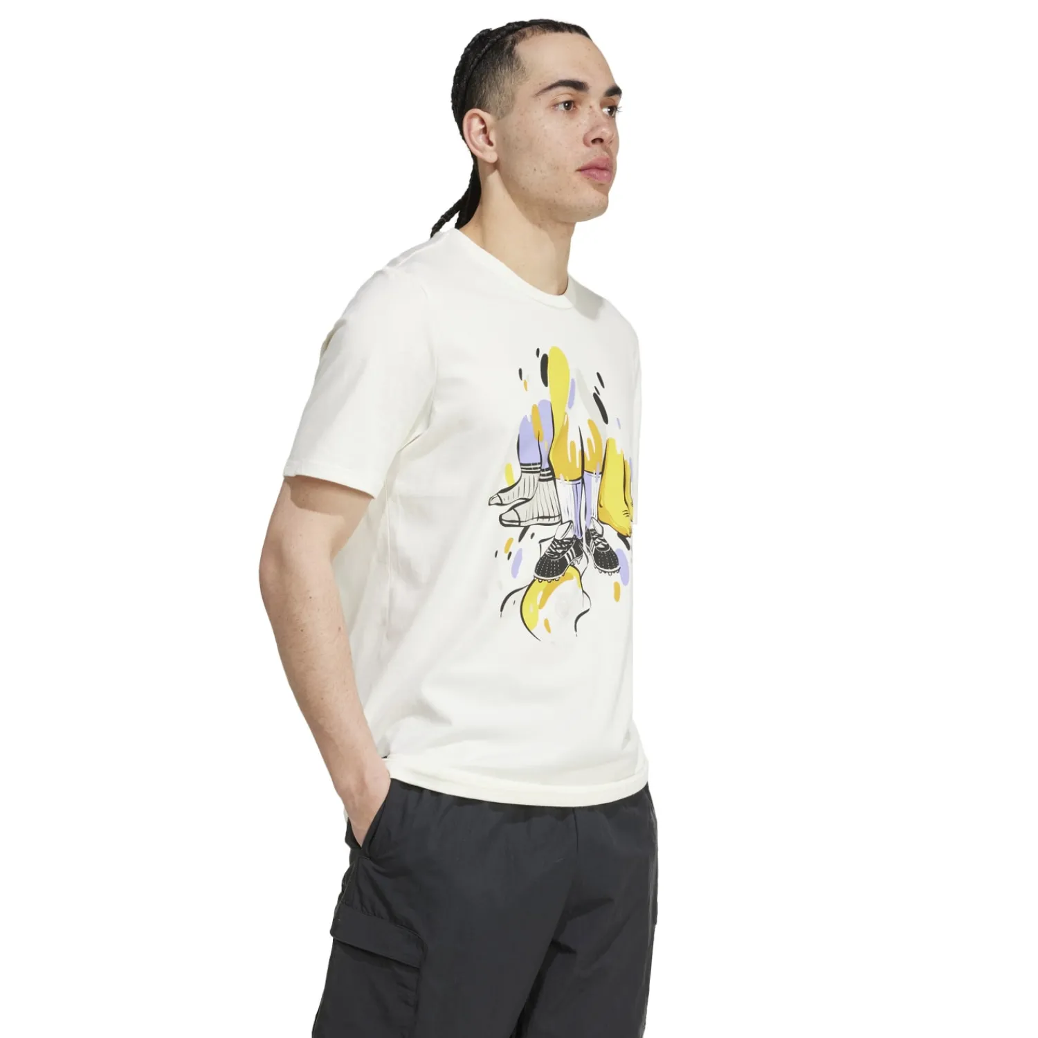 Adidas España, S.A.U Mens adidas Artist Pack T-Shirt White 24/25^ T-Shirts