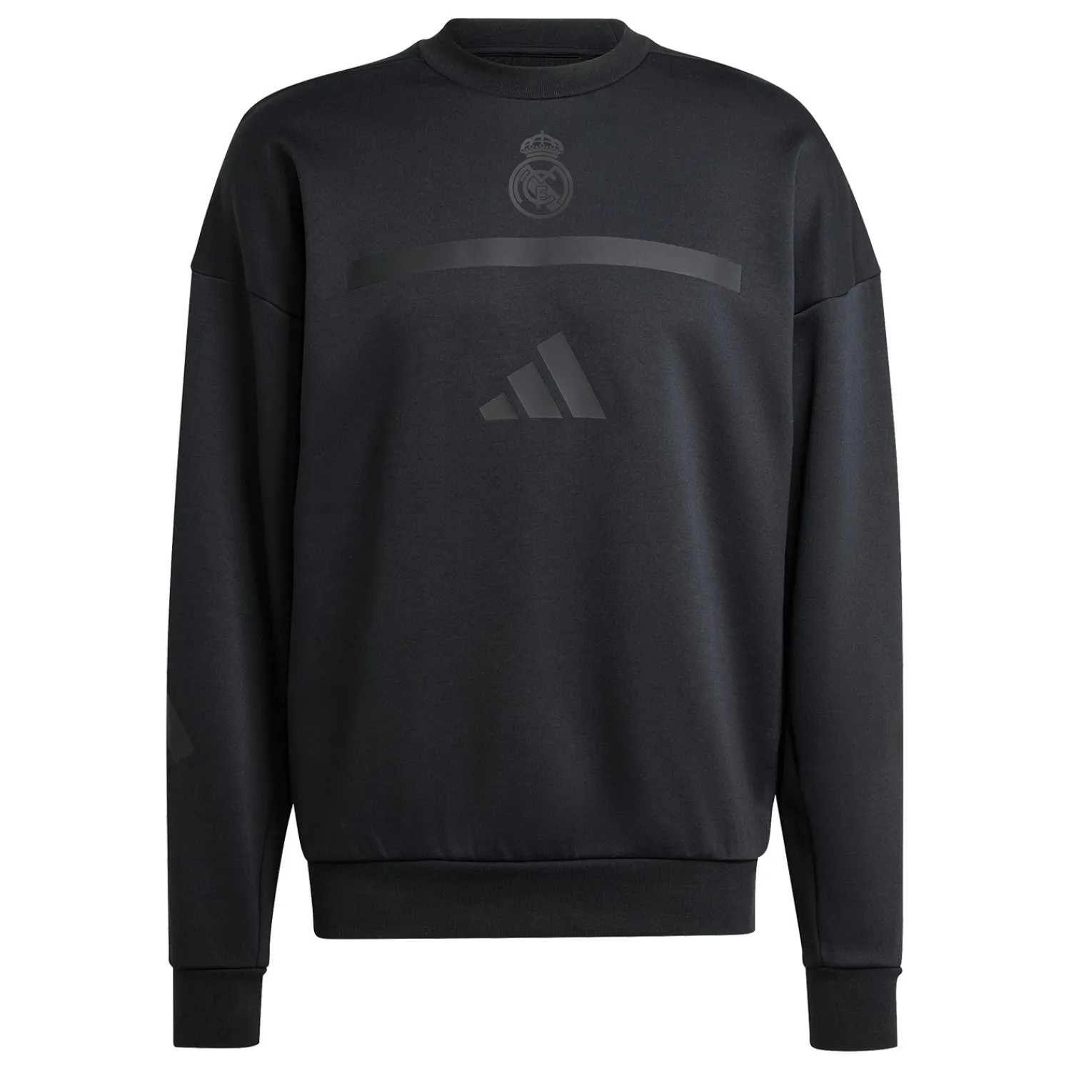 Adidas España, S.A.U Mens adidas Real Urban Crew Sweatshirt Black^ Sweatshirts|Sweatshirts