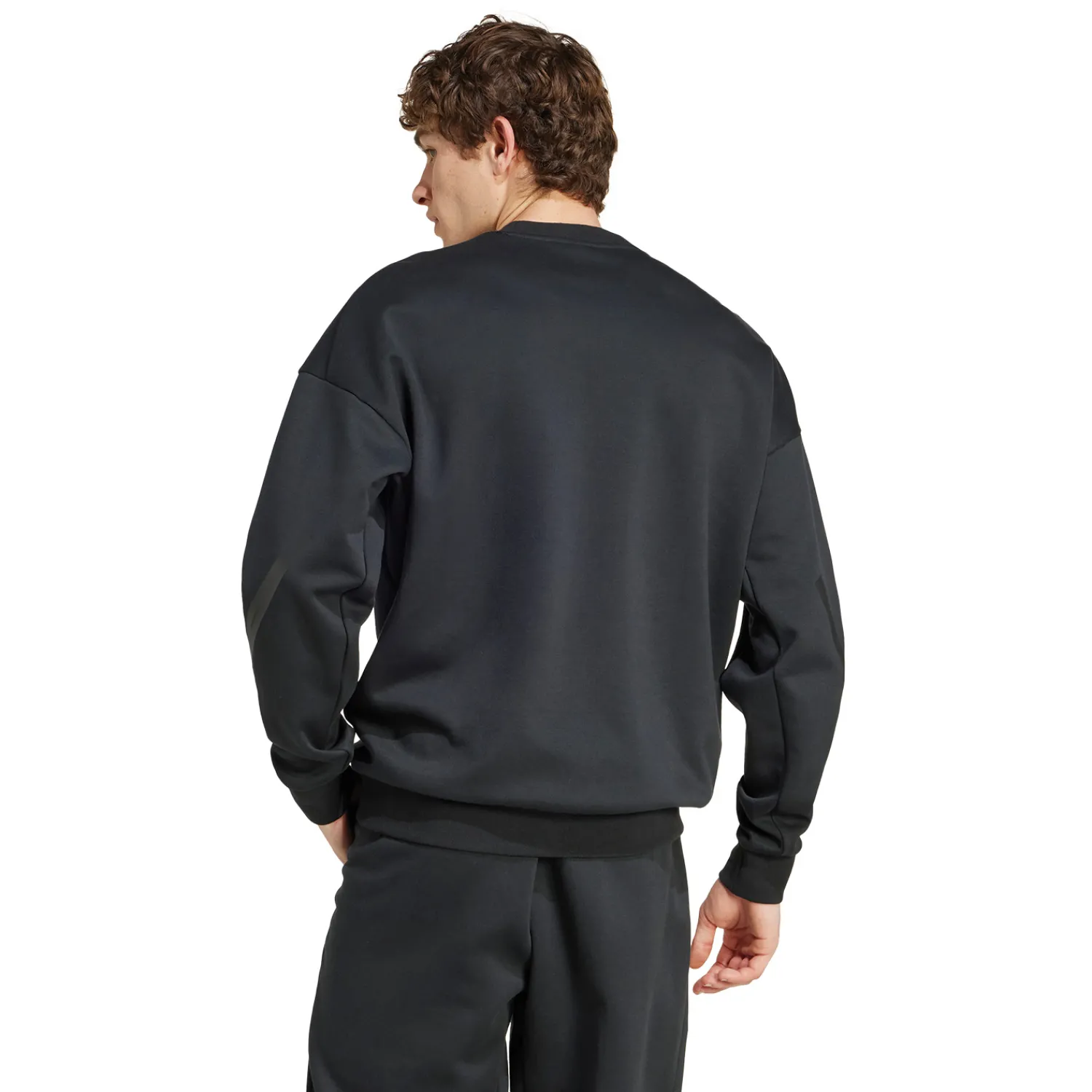 Adidas España, S.A.U Mens adidas Real Urban Crew Sweatshirt Black^ Sweatshirts|Sweatshirts