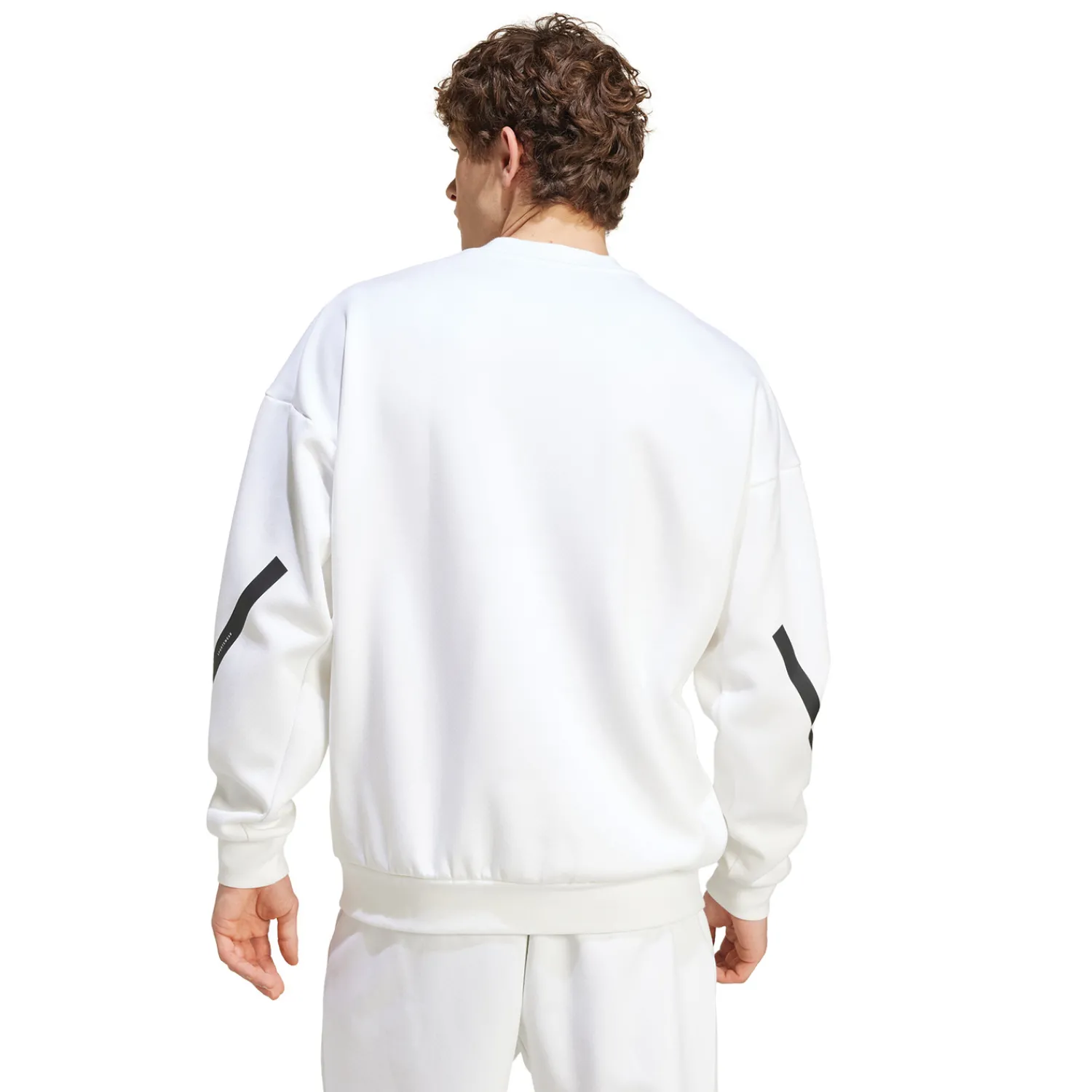 Adidas España, S.A.U Mens adidas Real Urban Crew Sweatshirt White^ Sweatshirts|Sweatshirts