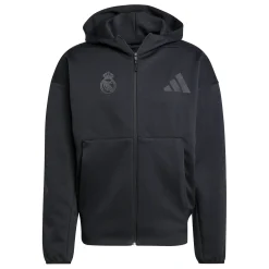 Adidas España, S.A.U Mens adidas Real Urban Full Zip Hoodie Black^ Sweatshirts|Hoodies