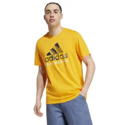 Adidas España, S.A.U Mens adidas SZN Graphic T-Shirt 24/25 Orange^ T-Shirts