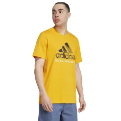 Adidas España, S.A.U Mens adidas SZN Graphic T-Shirt 24/25 Orange^ T-Shirts