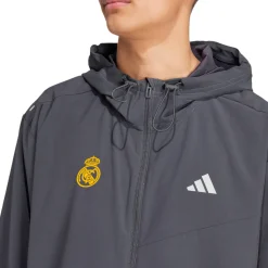 Adidas España, S.A.U Mens adidas Tracksuit Jacket 24/25 Charcoal^ Tracksuits|Jackets