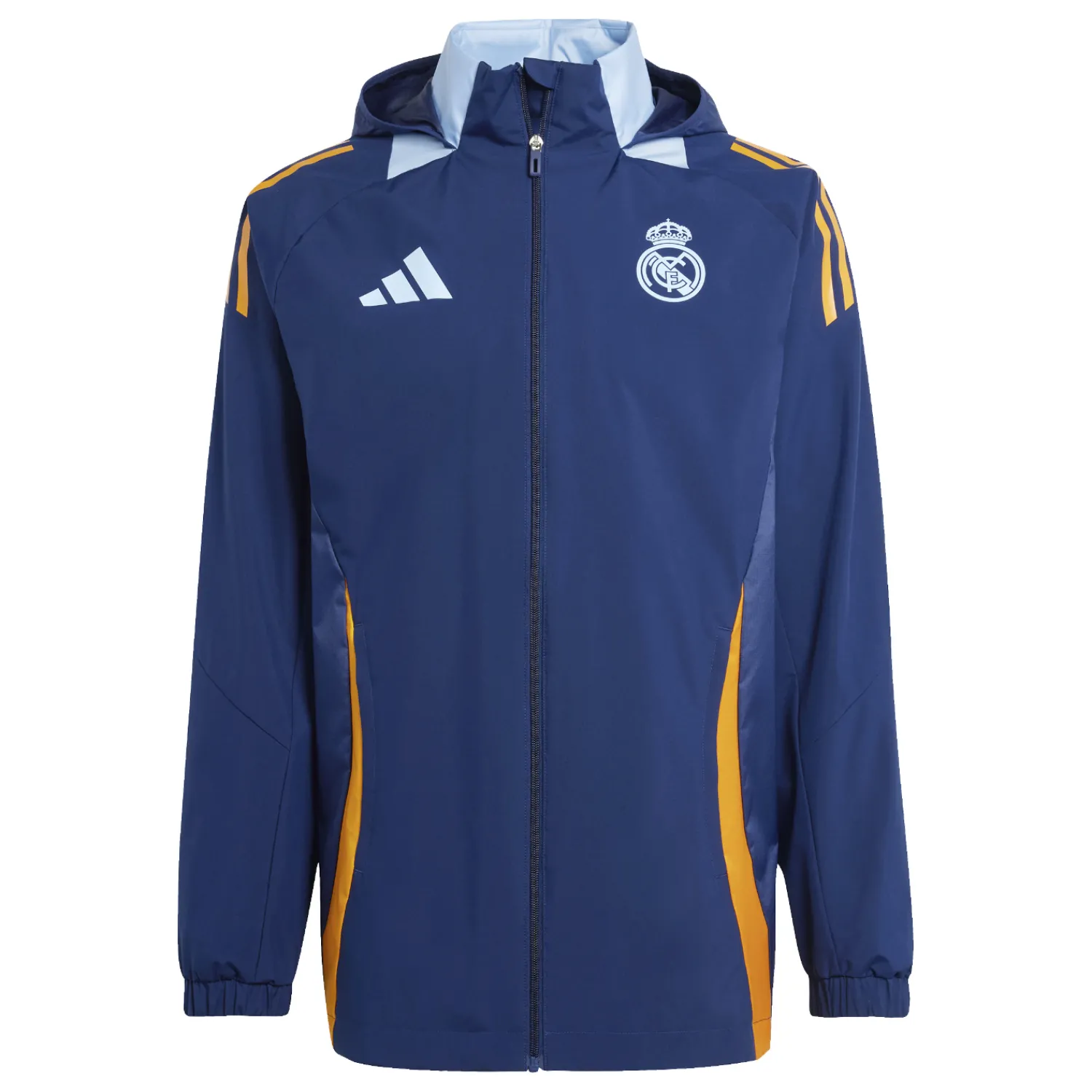 Adidas España, S.A.U Mens adidas Training All Weather Jacket 24/25 Navy^ Jackets|Sweatshirts