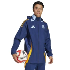 Adidas España, S.A.U Mens adidas Training All Weather Jacket 24/25 Navy^ Jackets|Sweatshirts