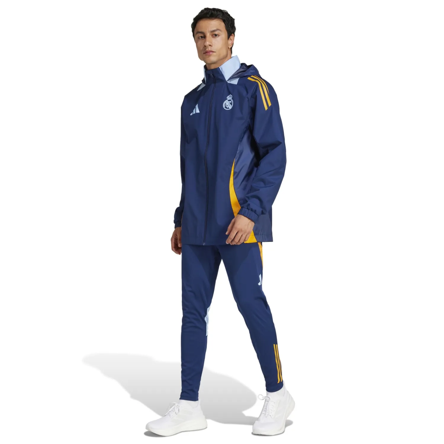 Adidas España, S.A.U Mens adidas Training All Weather Jacket 24/25 Navy^ Jackets|Sweatshirts