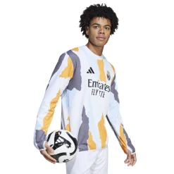 Adidas España, S.A.U Mens adidas Warm Up Sweatshirt 24/25 White^ Sweatshirts|Sweatshirts