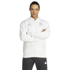 Adidas España, S.A.U Mens Anthem Jacket 24/25 White^ Jackets|Jackets
