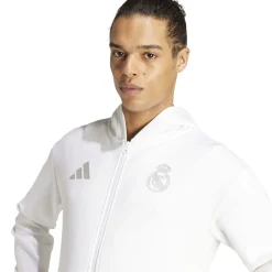 Adidas España, S.A.U Mens Anthem Jacket 24/25 White^ Jackets|Jackets