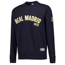 MBA Solutions Mens Baseball Crewneck Sweatshirt Navy Real Madrid^ Sweatshirts