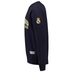 MBA Solutions Mens Baseball Crewneck Sweatshirt Navy Real Madrid^ Sweatshirts