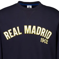 MBA Solutions Mens Baseball Crewneck Sweatshirt Navy Real Madrid^ Sweatshirts