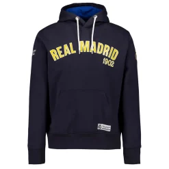 MBA Solutions Mens Baseball Hoodie Navy Real Madrid^ Sweatshirts