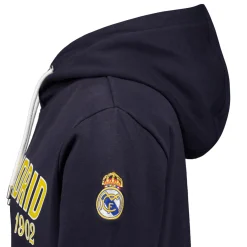 MBA Solutions Mens Baseball Hoodie Navy Real Madrid^ Sweatshirts