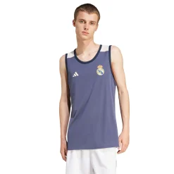Adidas España, S.A.U Mens Basketball Reversible Training Shirt 24/25 Navy/Beige^ T-Shirts|T-Shirts