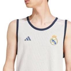 Adidas España, S.A.U Mens Basketball Reversible Training Shirt 24/25 Navy/Beige^ T-Shirts|T-Shirts