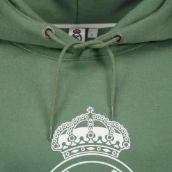 Sport Design Sweden AB Mens Color Crest Hoodie Dark Green Real Madrid^ Sweatshirts