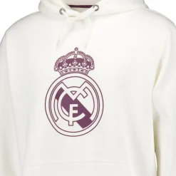 Sport Design Sweden AB Mens Color Crest Hoodie Off White Real Madrid^ Sweatshirts