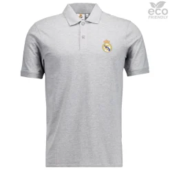 OSDM Mens ECO Essentials Real Madrid Color Crest Polo Light Grey^ Polos