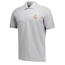 OSDM Mens ECO Essentials Real Madrid Color Crest Polo Light Grey^ Polos
