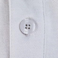 T&F Mens Essentials Color Crest Polo White^ Polos