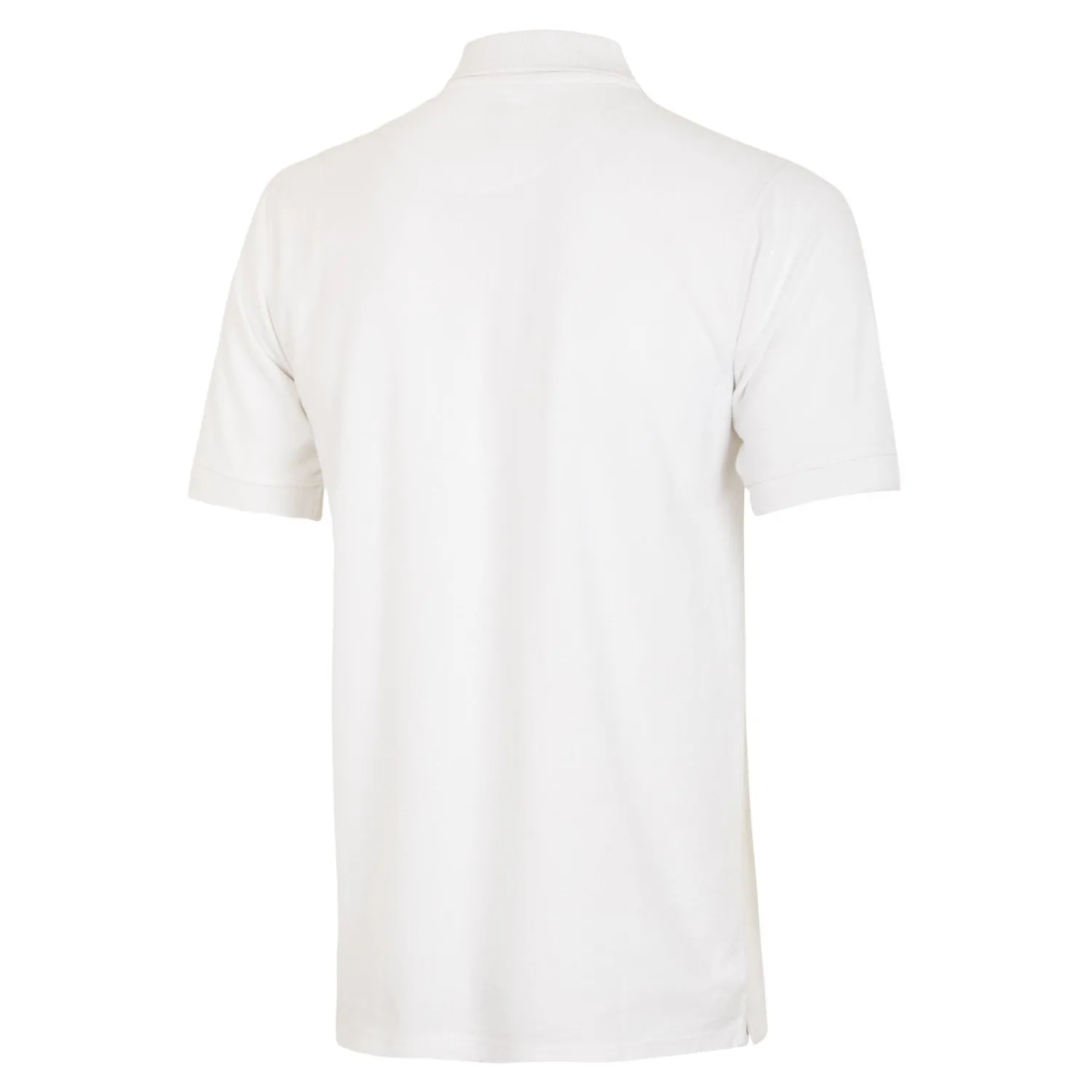 T&F Mens Essentials Color Crest Polo White^ Polos