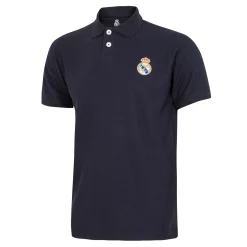 T&F Mens Essentials Color Crest Polo Navy^ Polos