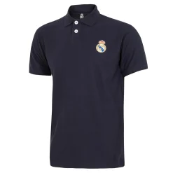 T&F Mens Essentials Color Crest Polo Navy^ Polos