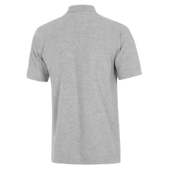 T&F Mens Essentials Color Crest Polo Light Grey^ Polos